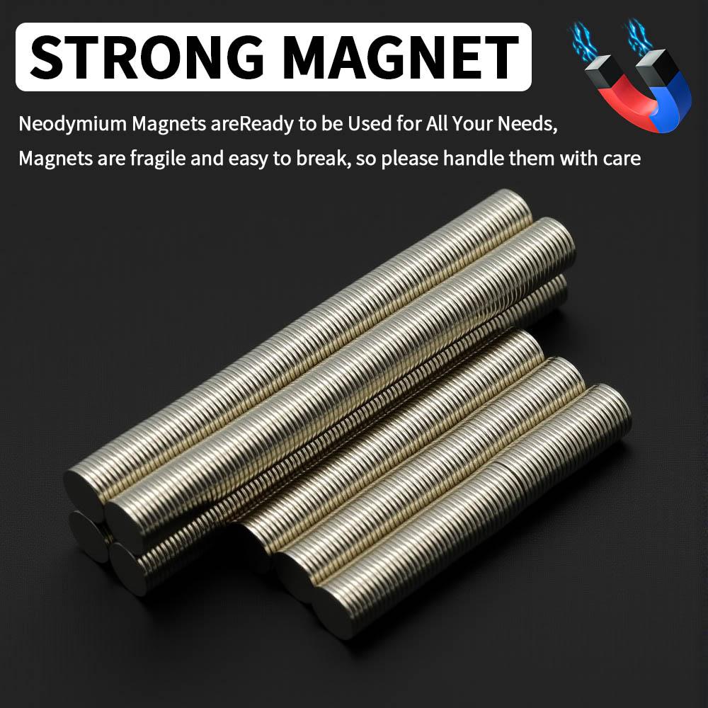 8x1mm Starker Neodym-Magnet N35 NdFeB Permanent-Magneten Rund Superstarke Kühlschrankmagnete DIY