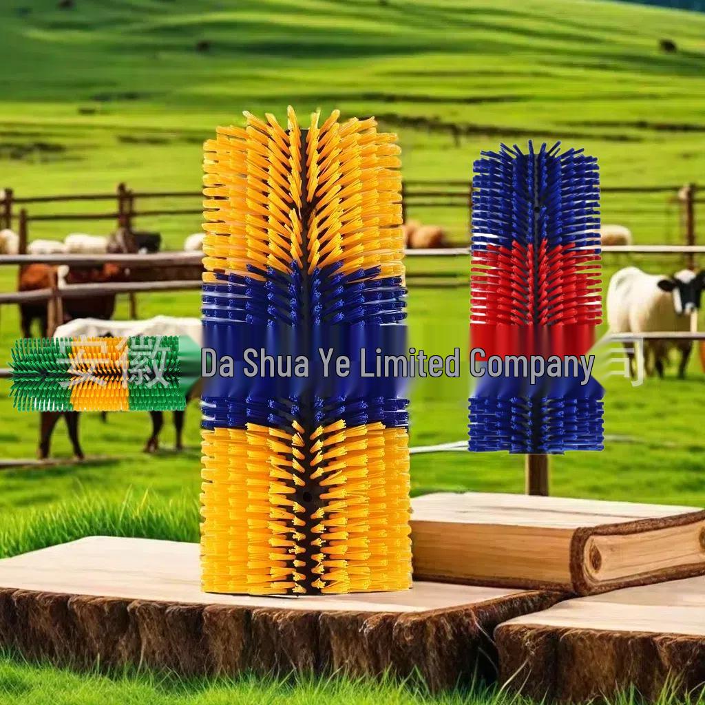 Cow and Horse Livestock Massage & Cleaning Brush