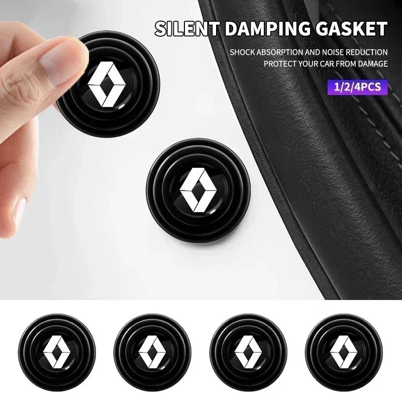 1/2/4pcs Car Door Anti-Collision Silicone Pads For Renault DACIA Scenic Loguna Twingo Symbol Fluence Espace Clio Accessories PP35