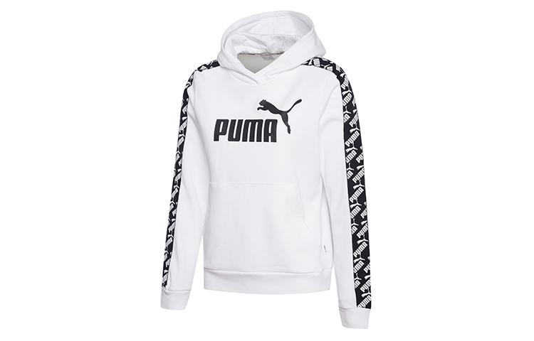 PUMA Sweatshirts Women s White Hooded Moderate Regular 583817-02 M