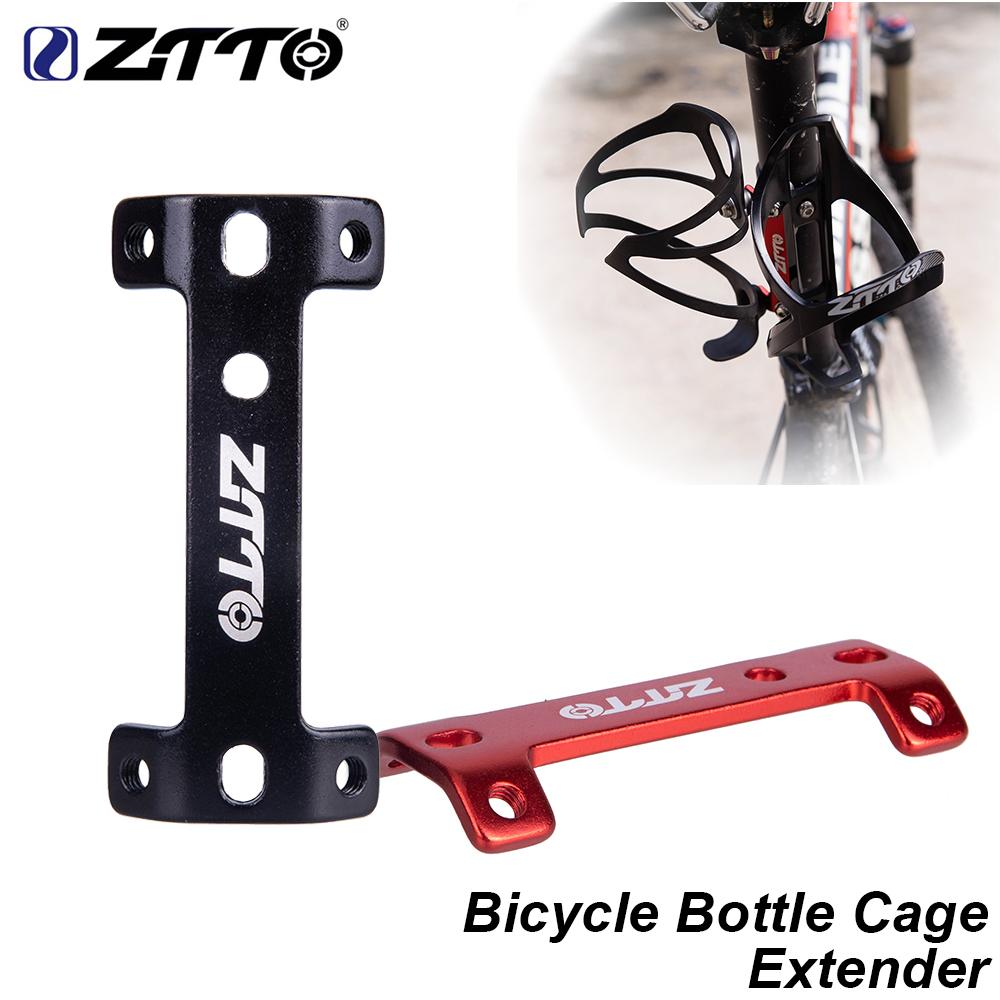ZTTO MTB Doppelkopfbogen Fahrradflaschenhalter-Verlängerung Aluminiumlegierung Mountainbike Rennrad Rahmen Wasserbecher Kesselhalter Erweiterung