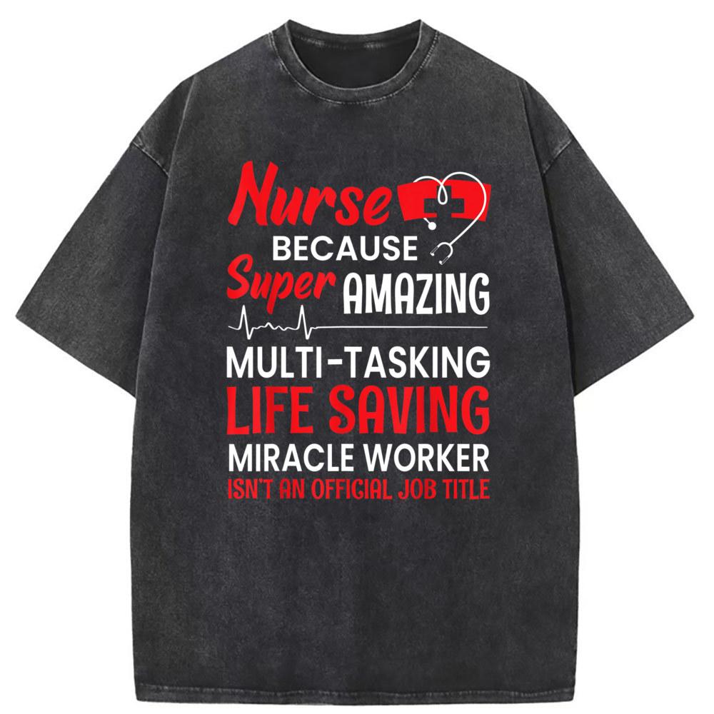 

2023 Funny Nurse Tops T Shirt for Men Super Amazing Tees Nursing Clinical Medical New T Shirt Man Unisex Long Sleeve Clothing 5XL різнокольоровий