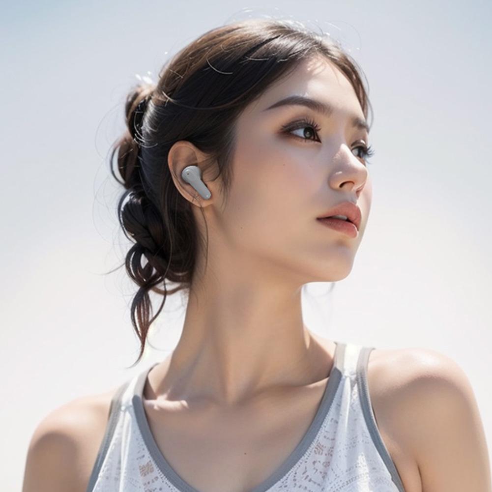 Intelligent Translator Earbuds Bluetooth-Compatible 5.4 Waterproof Real Time AI Translator Earbuds Ear Hook for Business Travel