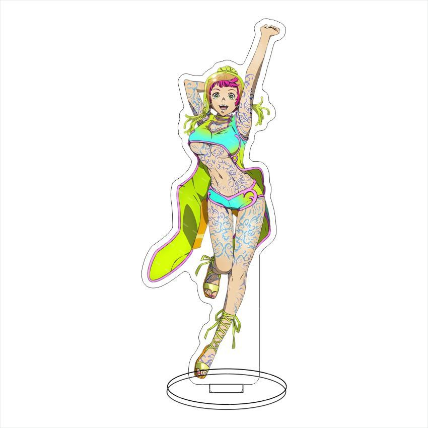 Anime Gnosia Acrylic Stand Model Figures Yuri Setsu SQ Racio Jina Shigemichi Cosplay Model Dorm Decor Props Fans Gift