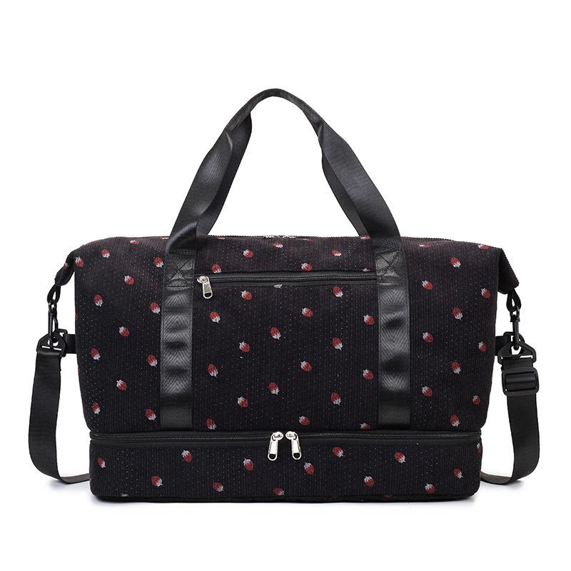 New travel bag Korean version large-capacity luggage storage bag independent shoe compartment dry and wet separation sports fitness boarding bag