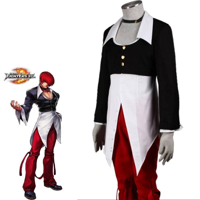 Kof Orochi Iori Cosplay Costume For Anime Gaming Role Play