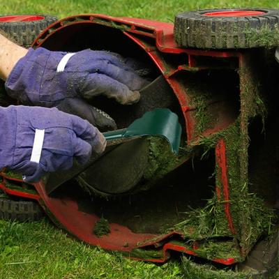 Yousheng Mower Deck Scraper with Long Handle Debris Removal Multi-Functional Lawn Mower Deck Cleaning Tool for Maintenance Cleaning Lawnmower