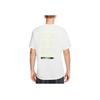 Nike Solid Color Crew Neck Logo Print Short Sleeve T-Shirt Men Tops White CK2336-133