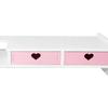 Computer Heightened Shelf Table Storage Rack with Drawer Monitor Stand Riser
