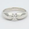 Used TIFFANY&Co. Ring Double teardrop EU#51.5 Pt950Platinum/diamond 4.9g Platinum 1PD