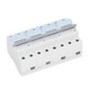 400VAC Dual Power Manual Transfer Switch DIN Rail Mount Single Side Interlock Circuit Breaker 4P MTS 125A