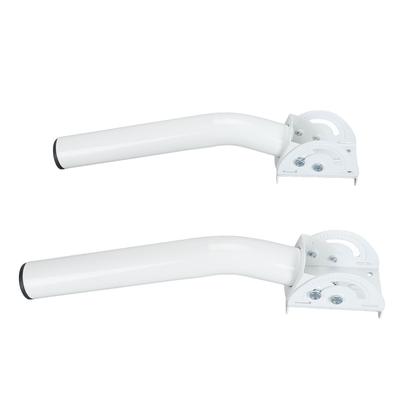 2 Sets Antenna Pole Mount Adjustable Wall Roof J Mount Kit for Starlink V2 Rectangular Dish