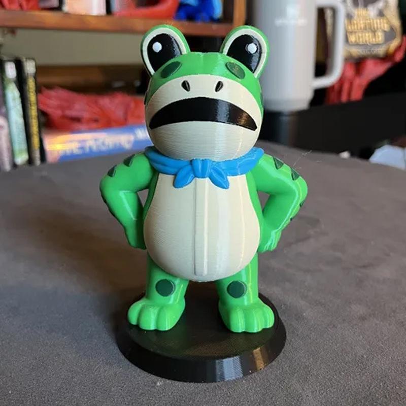 

Funny Portland Protest Frogs Statue Desktop Ornament Protest Resist No Kings Cute Frog Figurines Home Office Decor Gifts