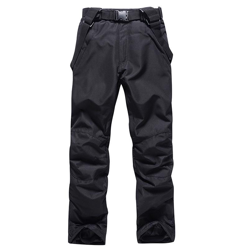 Unisex Ski Pants with Suspenders, Winter Windproof, Waterproof, and Insulated for Snowboarding and Skiing