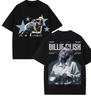 Sängerin Billie Eilish Wildblumen-Print T-Shirt Unisex und Unisex Sommer Baumwollkleidung Lässige Mode Rundhals Kurzarm Top