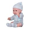 11 Inch Simulated Baby Doll Cute Lifelike Infant Doll with Clothes Toy Birthday GiftBlue