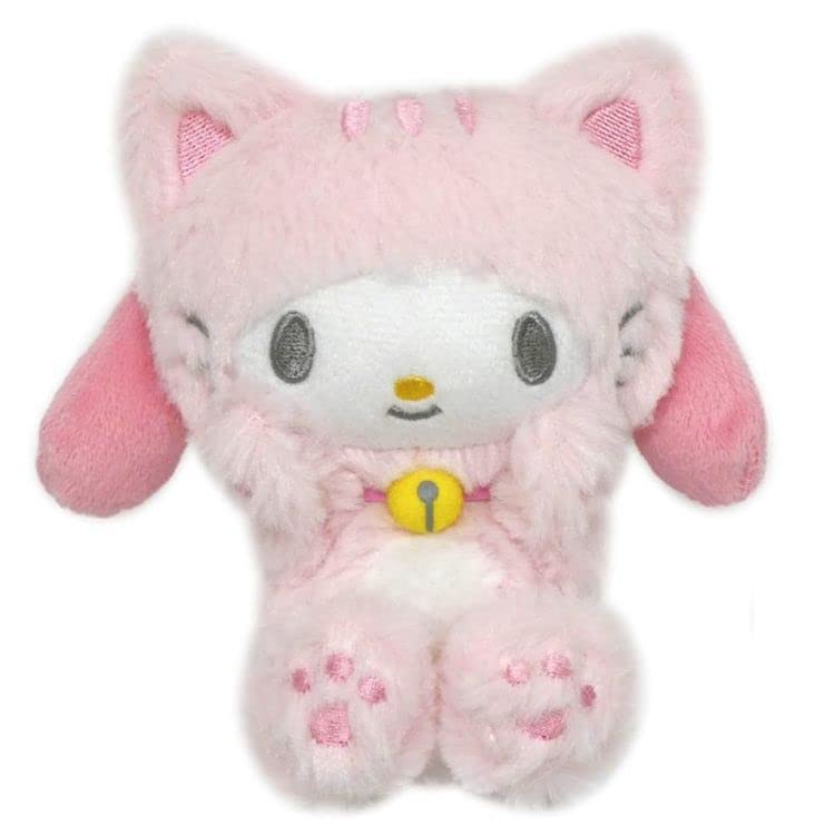 K Company Sanrio Happy Cat Sitting Plush Toy 2 My Melody SAH-ON2-MM H14 X W11 X D8cm