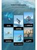 OUZO 7mm Men's One-Piece CR Elastic Wetsuit for Cold-Proof Diving, Surfing, and Winter Swimming.