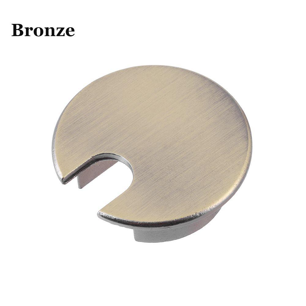 Alloy Buckle Line Organizer Wire Hole Cover Desk Table Cable Fastener Line Box Computer Grommet