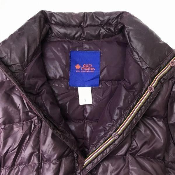 Gym Master Thick Down Jacket Men S Dark Purple Stand Collar(USED)