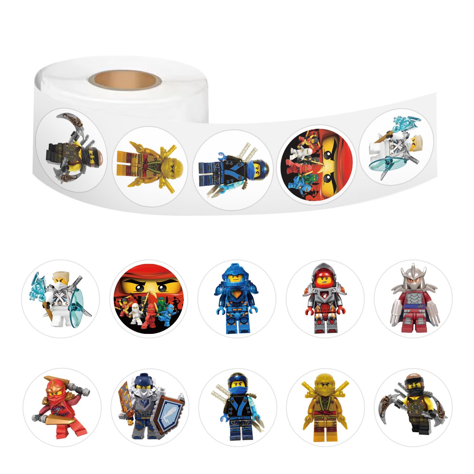 

Lego Ninjago Sticker Roll: 500 Sheets for DIY Journal & Notebook Decoration for Kids