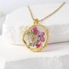 Fashion Statement Floral Necklace Birth Month Flower Neckchain Stylish Accessory for Birthdays Anniversaries