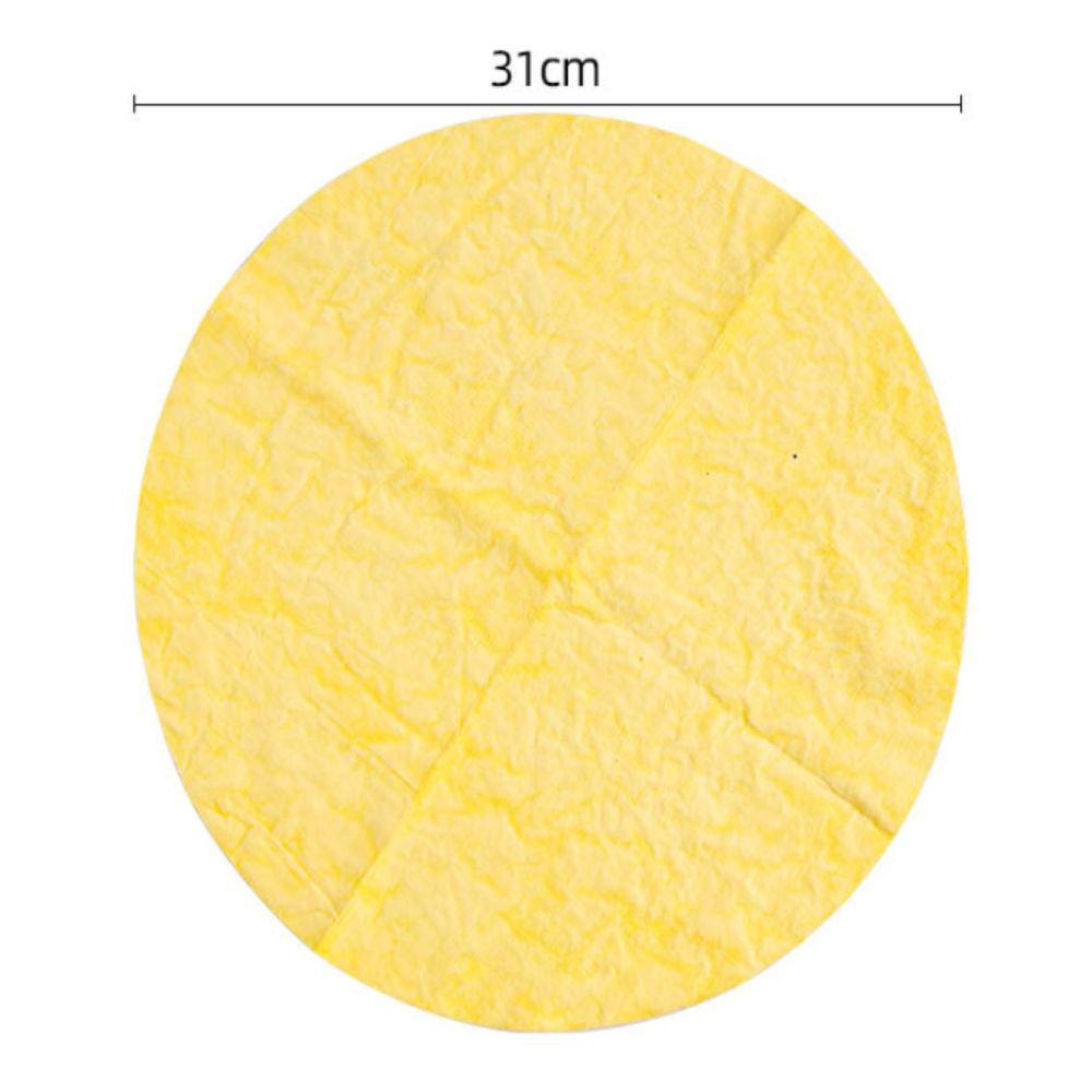 PVA Round Clay Throwing Cloth Yellow Clay Wheel Bats Cloth  For Making Pottery Ceramics