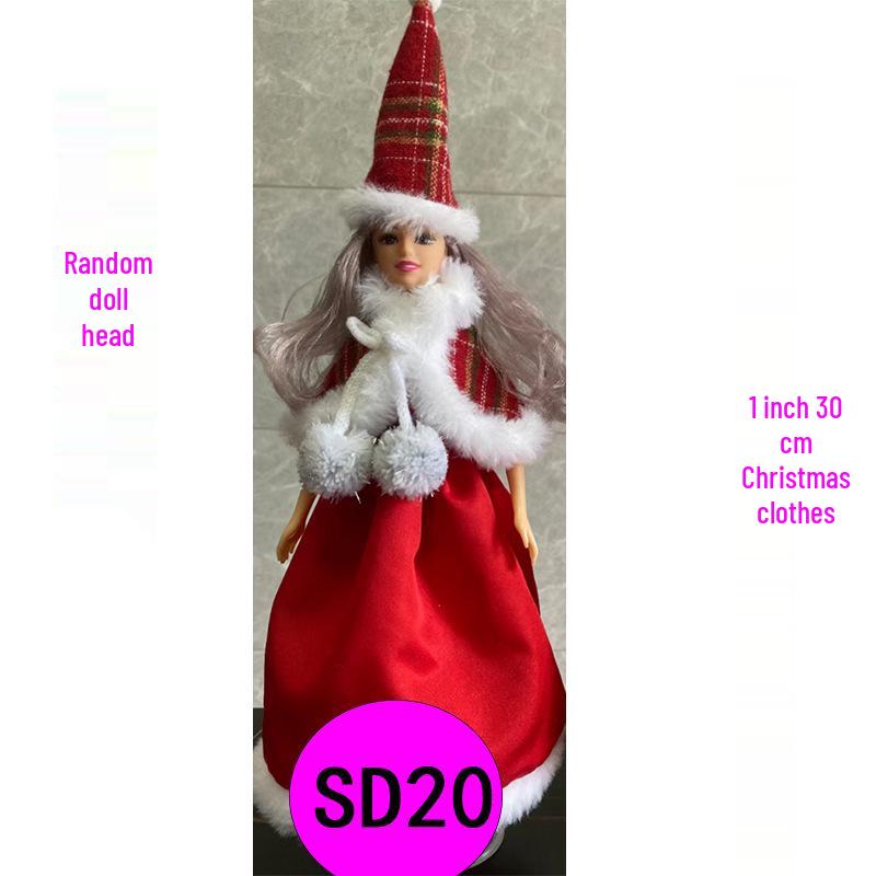 Christmas Doll Clothes Set for BJD and Reborn Dolls - Limited Edition Fashion for Children