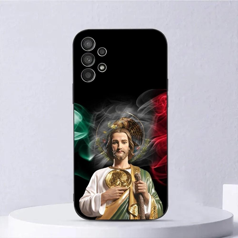 

San Judas Tadeo ART Phone Case For Samsung Galaxy A13,A21s,A22,A31,A32,A52,A53,A71,A80,A91 Soft Black Shell Samsung a21s