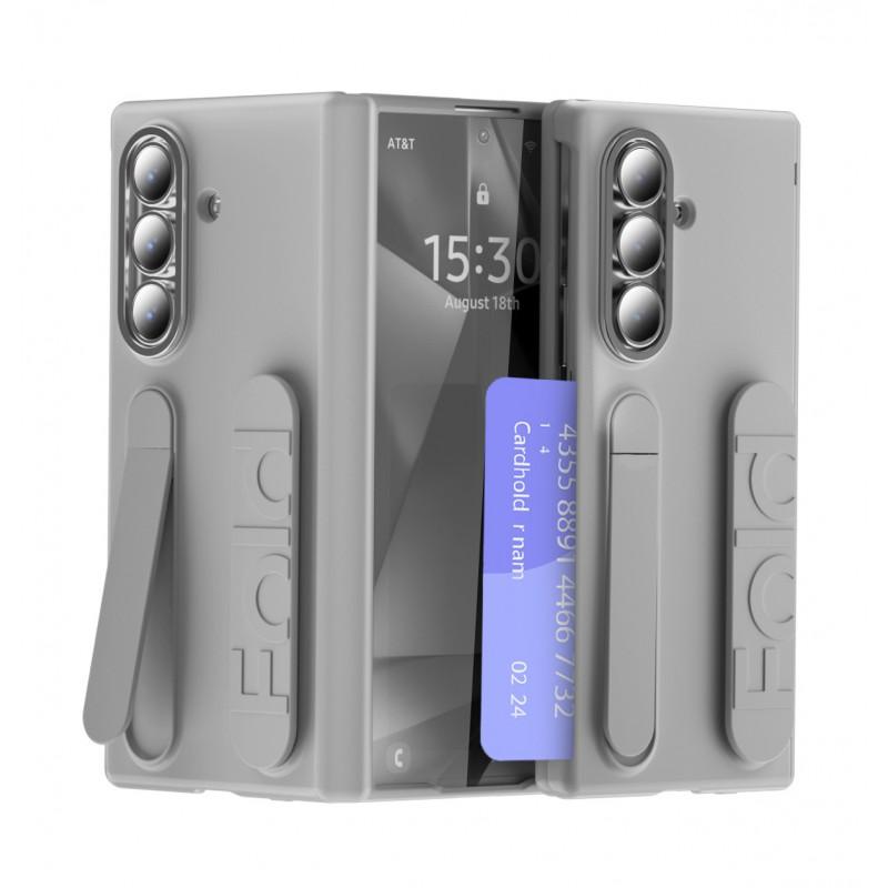 Galaxy Z Fold8 Ultra Case With Card Holder Wristband Hinge Protection Screen Protector Full Body Cover