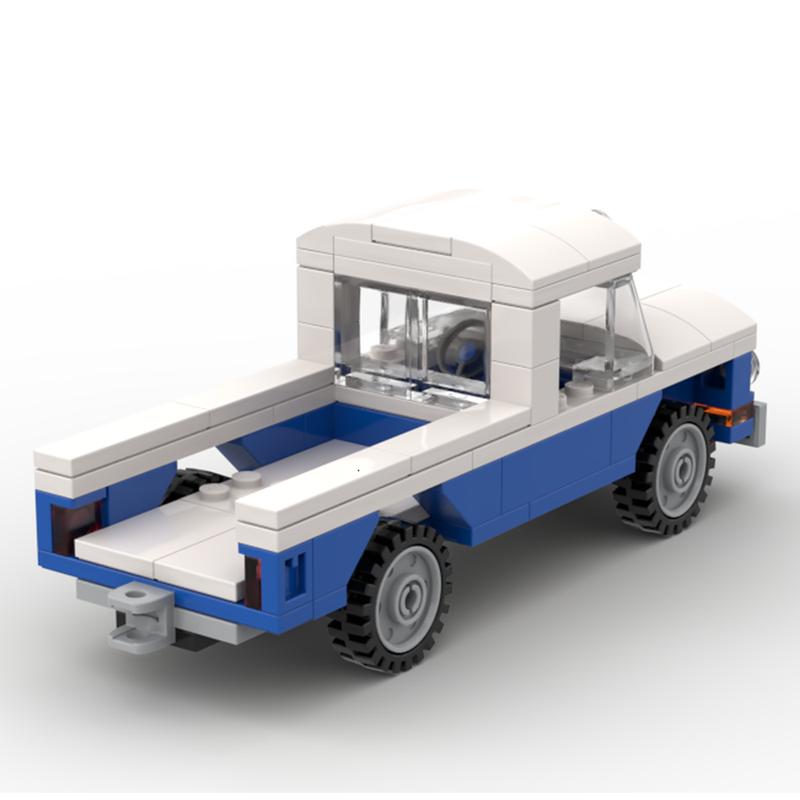 MOC Technical Car F-250 601 Mini Car City Motorcycle Model Building Blocks Kids Toys for Children Kids Gifts