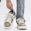 2025 Summer Men's Premium Breathable Canvas Casual Sneakers Thick Sole Shell Toe Fashion Shoes