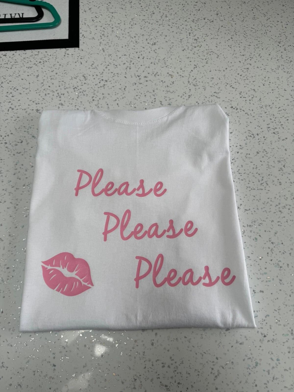 Sabrina Carpenter  Please, Please, Please  lyric T shirt - unisex oversized XXXXL
