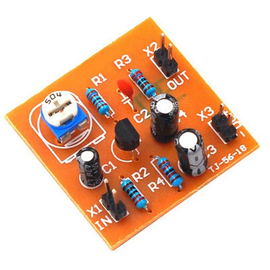 Single-Tube Amplifier Circuit Kit for Transistor Amplification and Voltage Divider Experiment