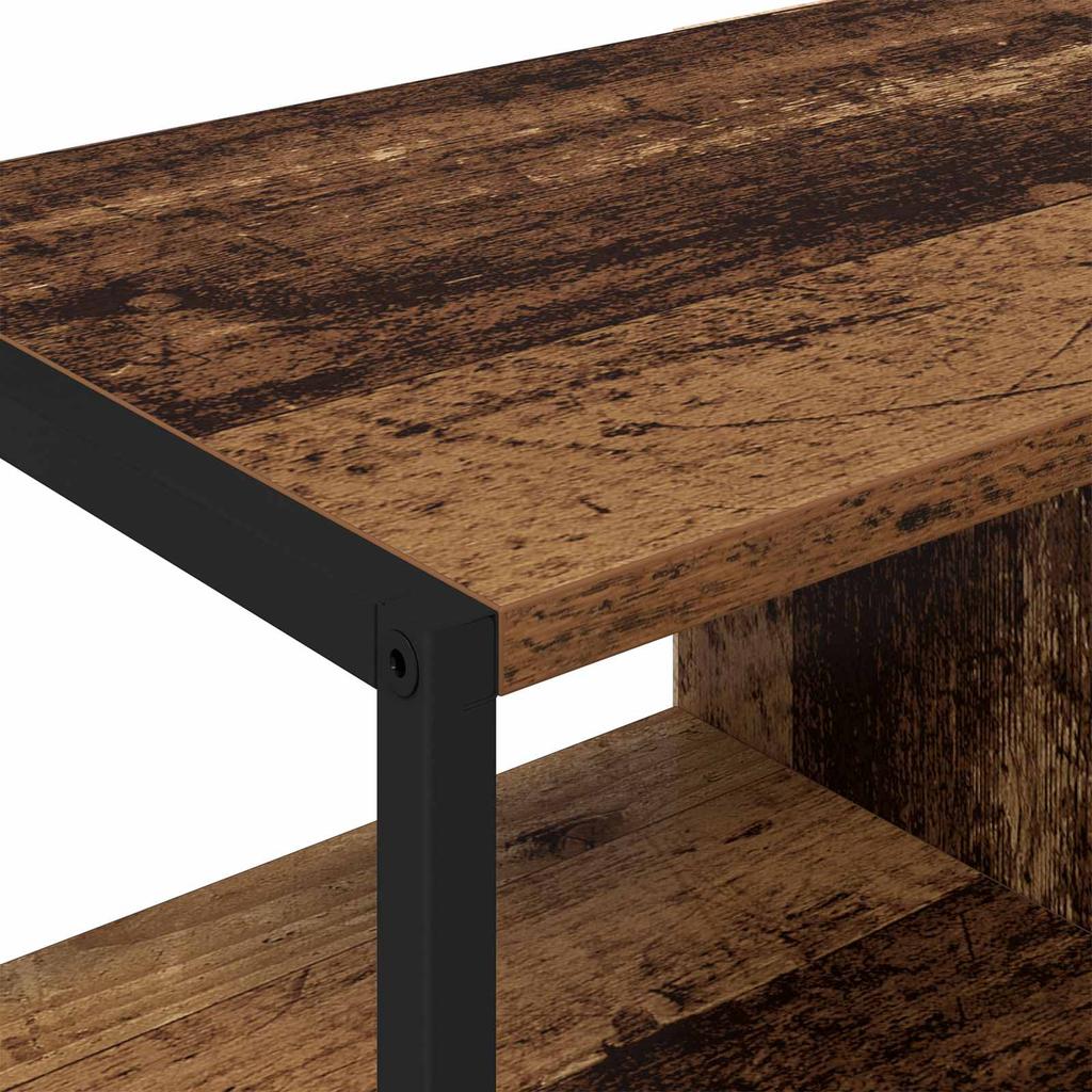 Side Cabinet Reclaimed Wood Look 96.5 X 30 X 75 Cm Engineered Wood
