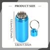 Pool Cue Tip Repair Tool Billiards Accessories Aluminum Maintenance with Key Chain Professional