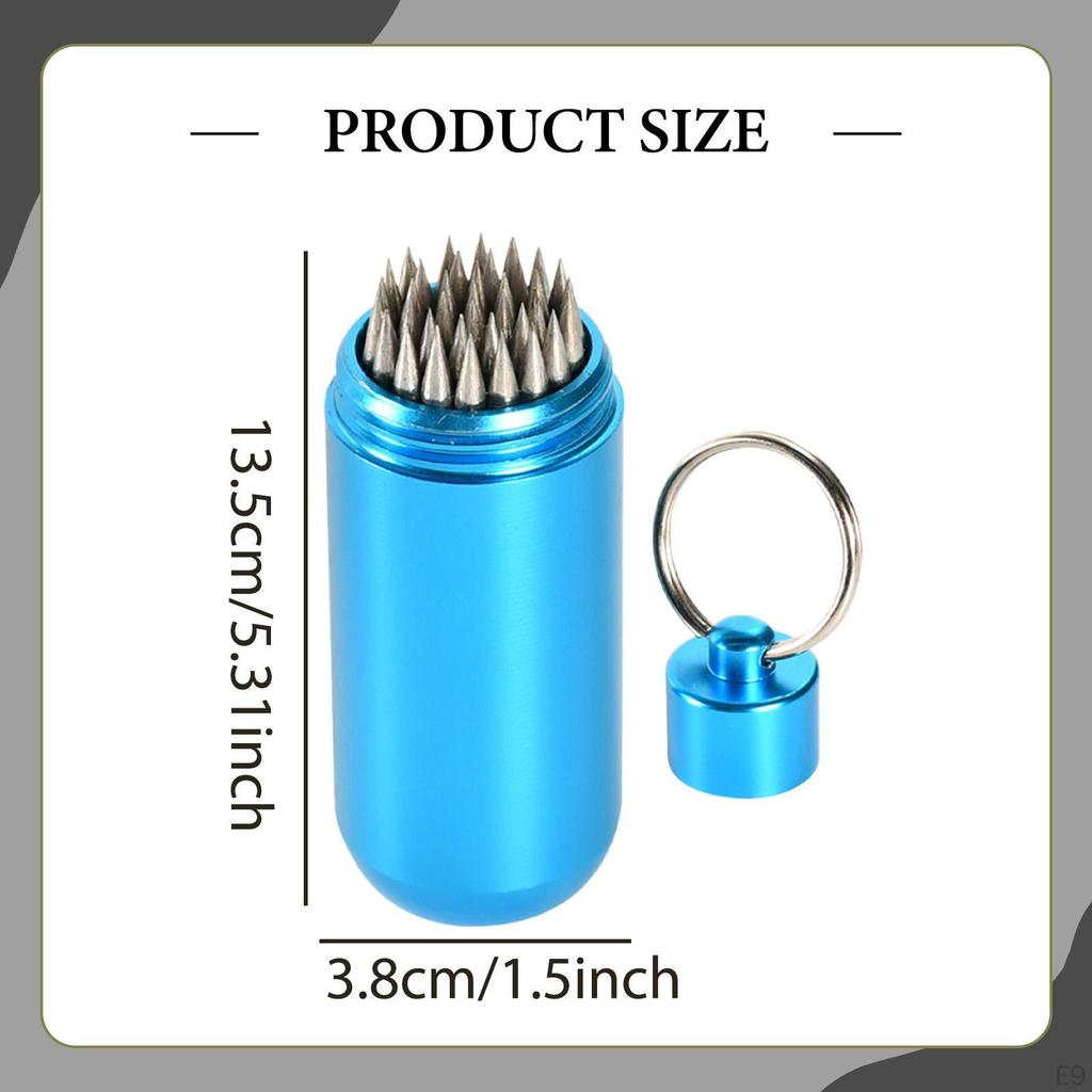 Pool Cue Tip Repair Tool Billiards Accessories Aluminum Maintenance with Key Chain Professional