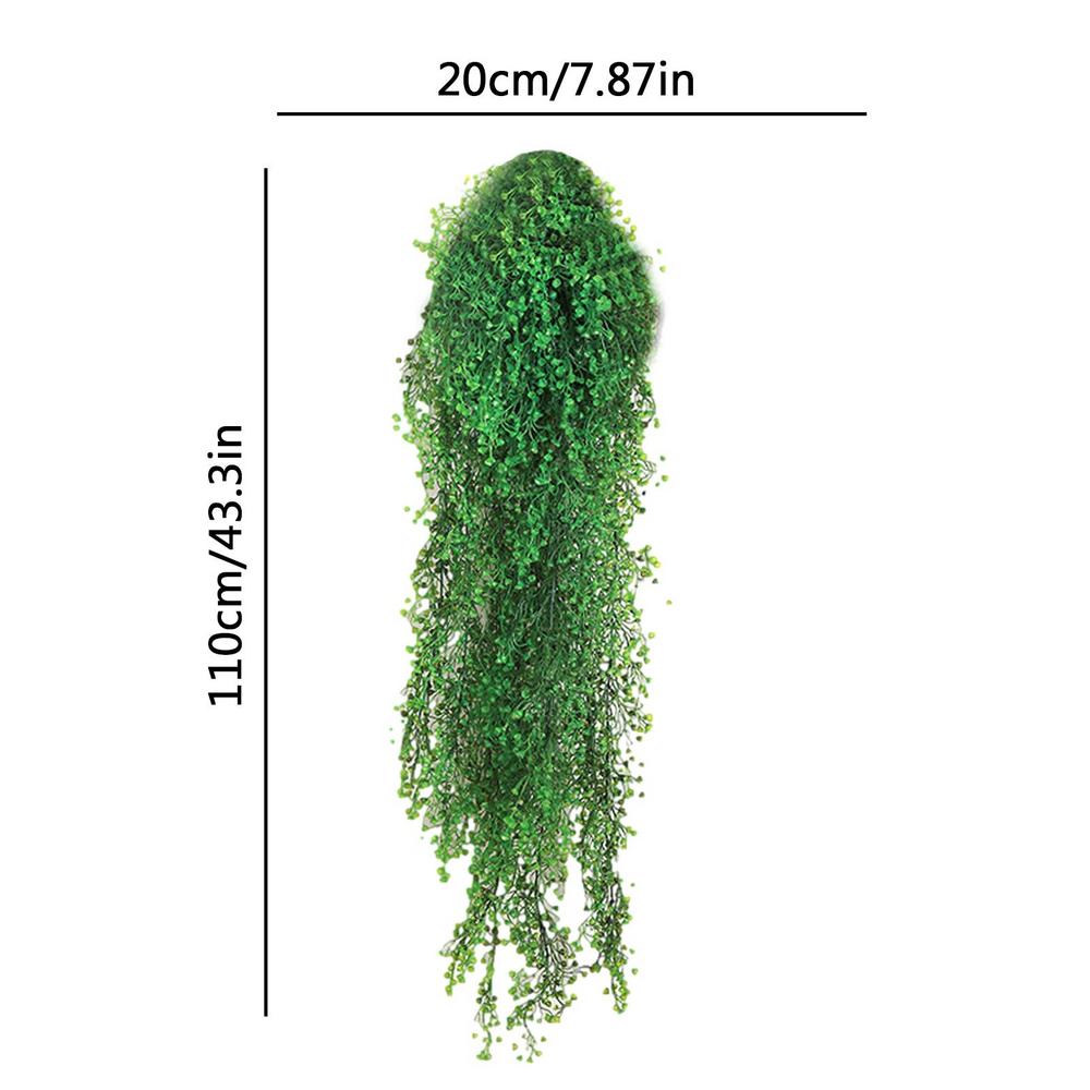 73/110cm Artificial Plant Rattan Golden Bell Willow Shooting Wedding Home Bar Wall Hanging Decoration Flower Plastic Flower