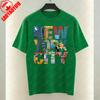 New York City Unisex TShirt Retro Pop Art Graphic Tops Holiday Party Travel Casual Cotton Tee Fashion Streetwear for Women Unisex
