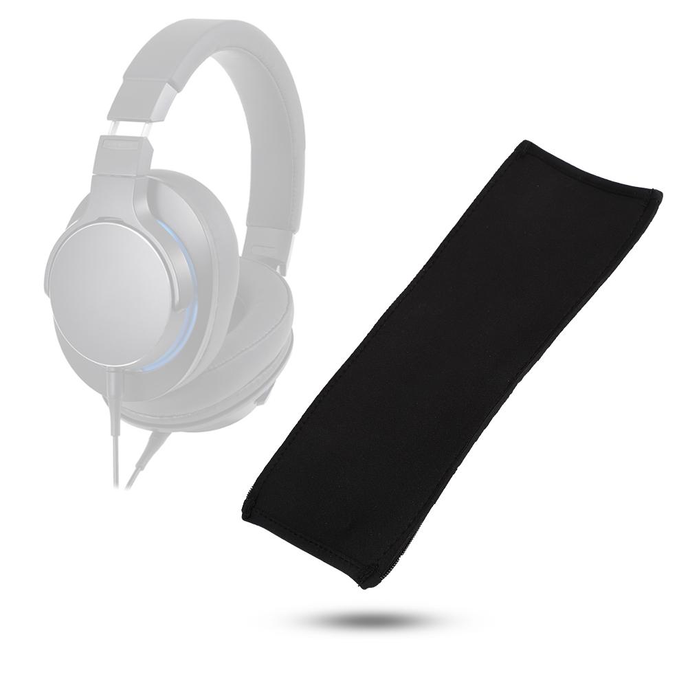 Black Cotton Headset Headphone Headband Cushion Cover Protector Replacement Parts for ATH MSR7 M30x