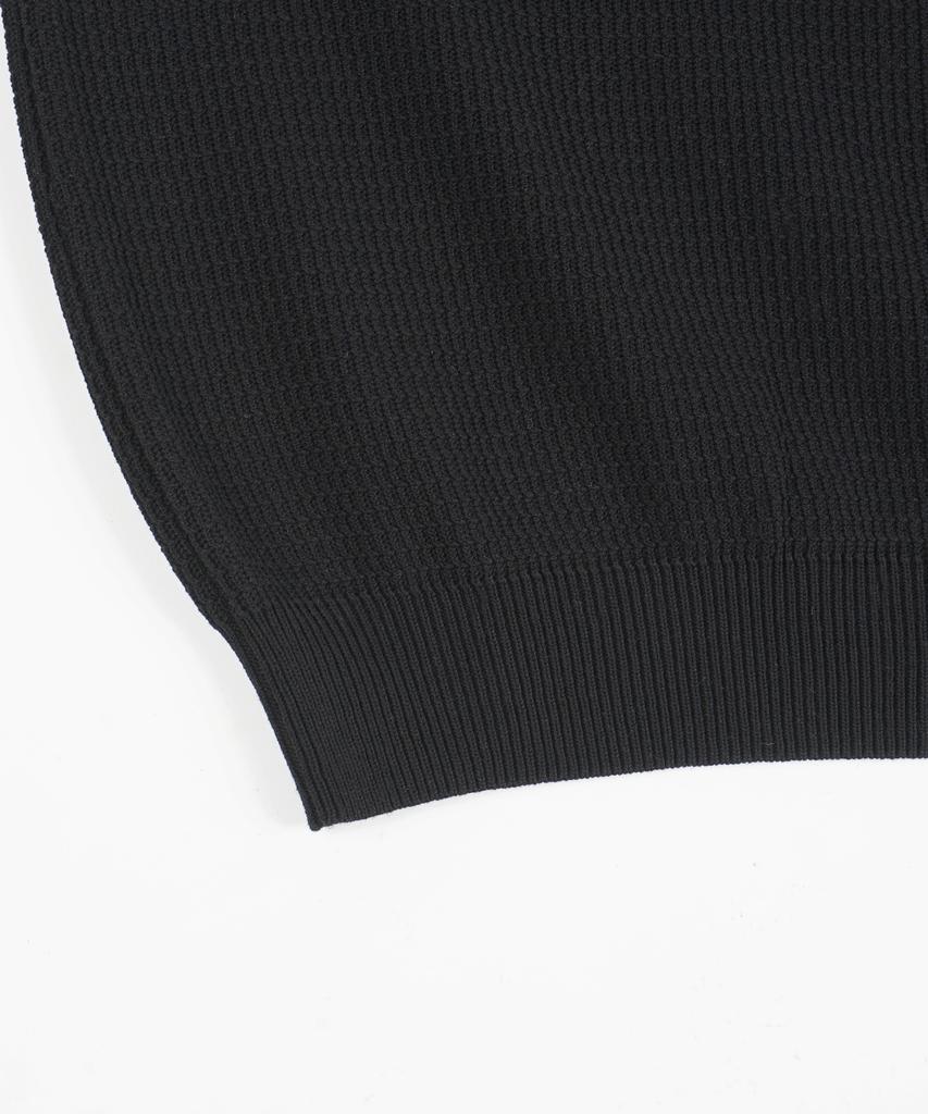 BIRBANTE Summer Washable Essential Round Knit - Black
