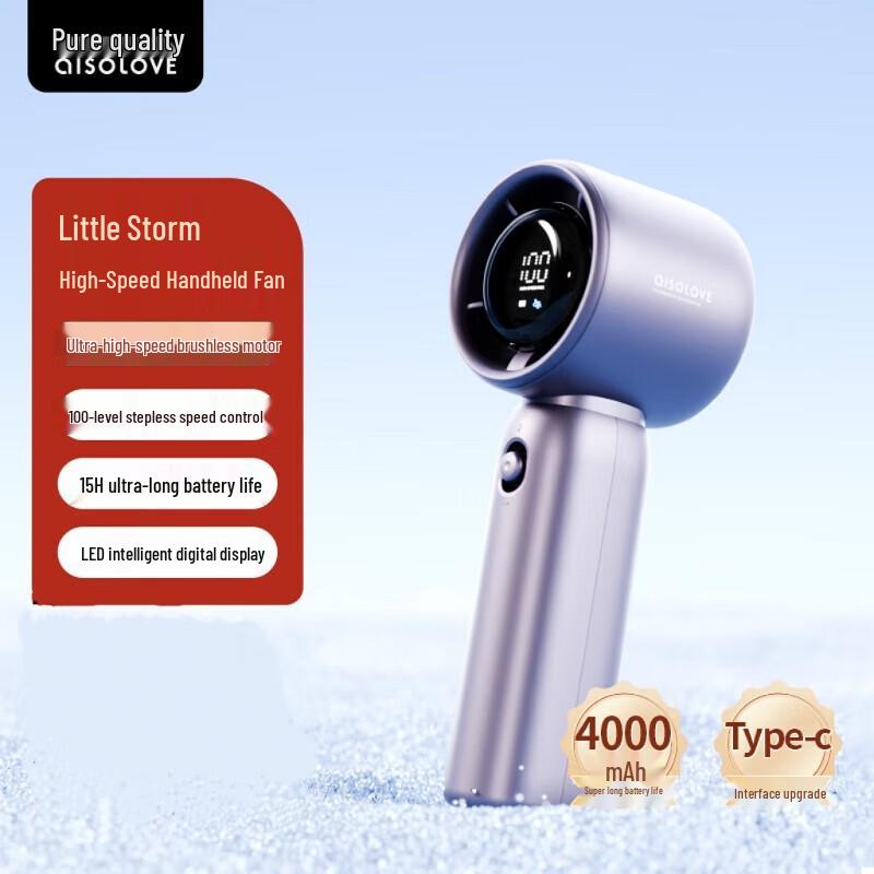 AISOLOVE F15 Portable Handheld Turbo USB Fan