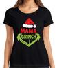 Mama Grinch Christmas Gift Hat Green Heart Family Funny Unisexs Tshirt