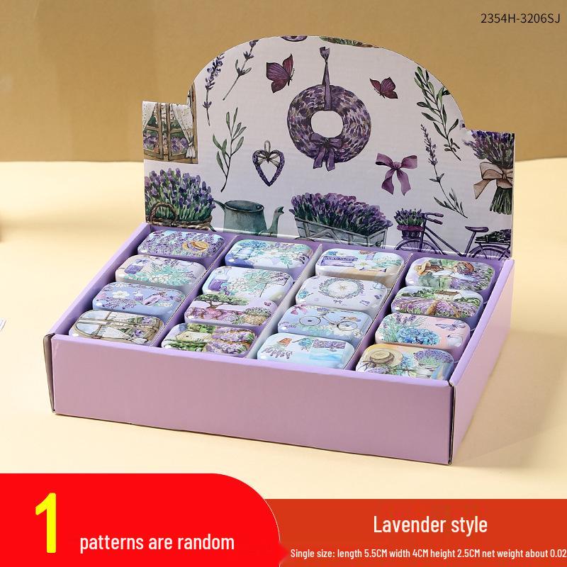 Mini Cute Cookie Candy Storage Tin with Lid for Hairpins, Earrings, or Small Items