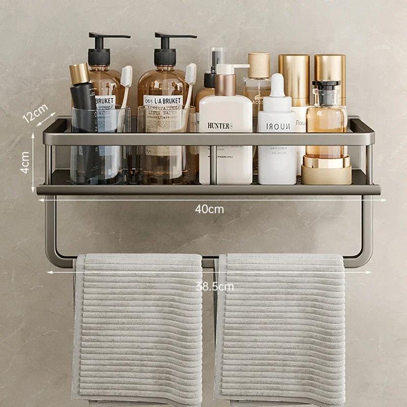 

Черная полка для хранения туалетных принадлежностей в ванной комнате, душевой комнате идеально подходит для хранения предметов в ванной комнате