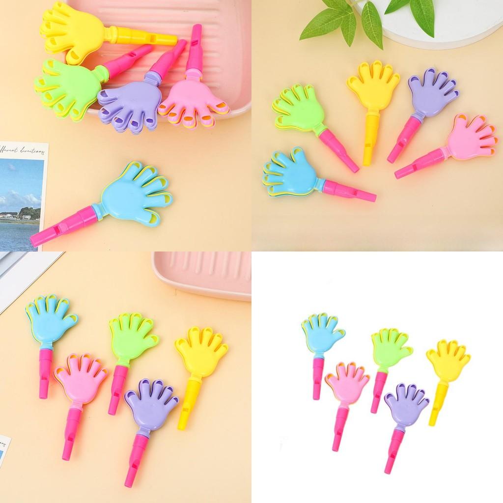 משרוקית פלסטיק שניים באחד צעצוע מחיאת כפיים לילדים מסיבה ובידור