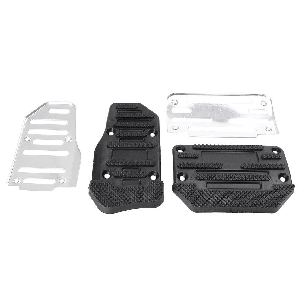 GZYF Universal Mini Car Pedal Set, Gas Pedal, Brake Pedal, Cover Panel, Durable, Aluminum,