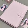 A5 PU Leather Card and Photo Album, Xiaohongshu Style - High-Value, Solid Color Design, Ideal for Star-Collecting and Card Storage