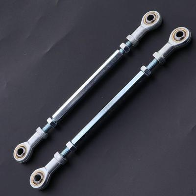 Front Steering Kit Driver And Passenger Side Ball Joints Pendulum Rod Links