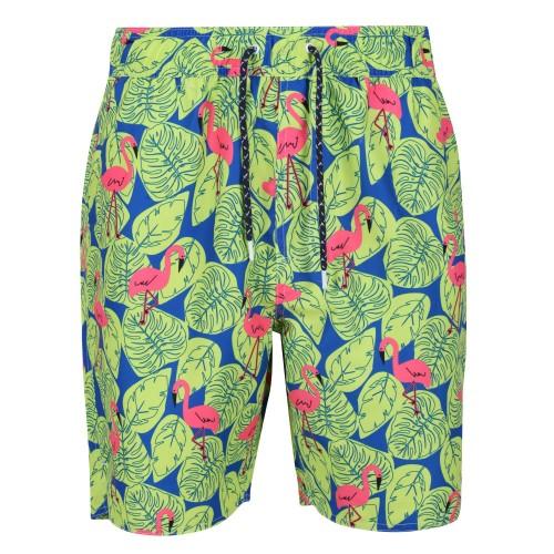 Regatta Mens Hamza Flamingo Swim Shorts